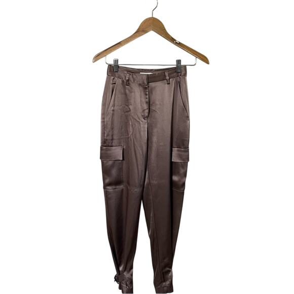 Aritzia Babaton Refined Cargo Pant in Grey Taupe Womens Size 00 - Picture 5 of 10